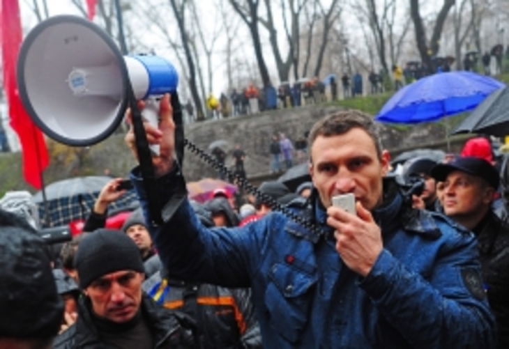 Запад поставил на лидера партии «УДАР» Виталия Кличко - фото