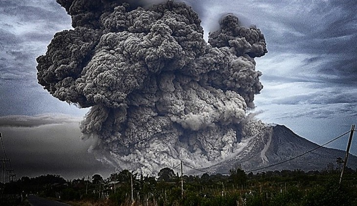 Вулкан Агунг остановит глобальное потепление - фото