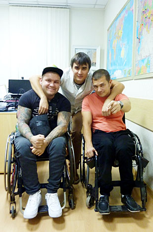 Сергей Клещунов с Николаем Барановым и Игорем Ивановым