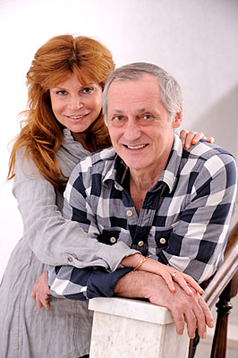 Наталья Бестемьянова с мужем, Игорем Бобриным