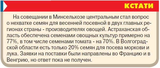 Квоты на импорт семян: будет ли что сеять?