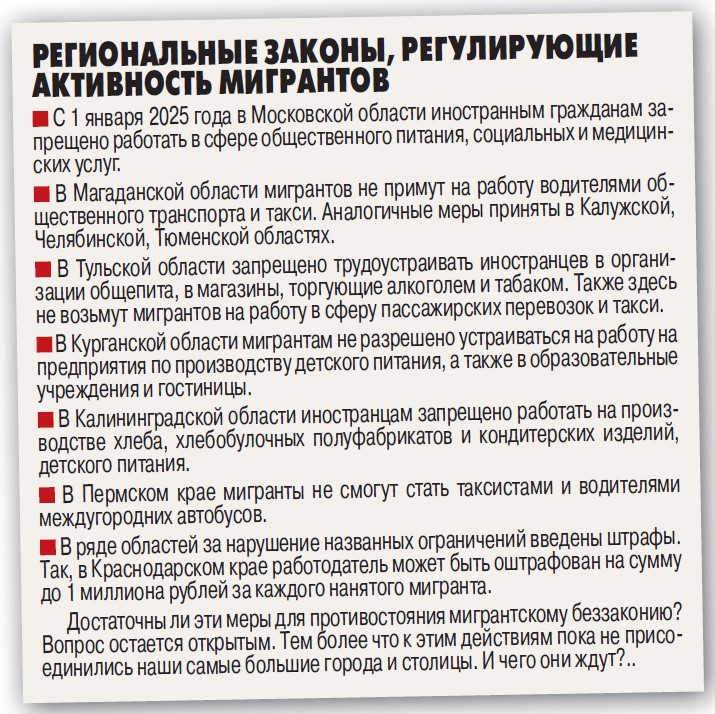 Кто спасет Россию от мигрантского беспредела