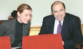 Елена Горбунова и Борис Березовский