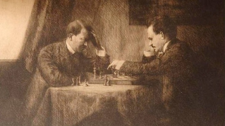 Как Ленин с Гитлером в шахматы играл - фото