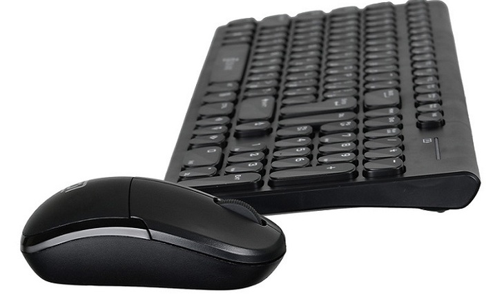 Комплект (мышь + клавиатура) OKLICK 222M — универсальный набор для дома и офиса - фото