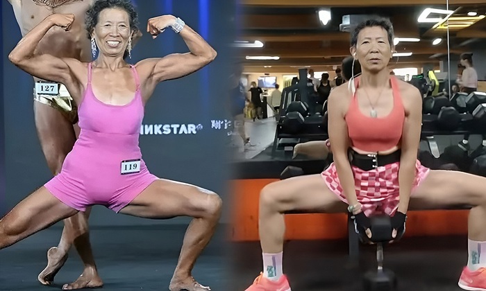 Бабушка спортивного поведения - фото