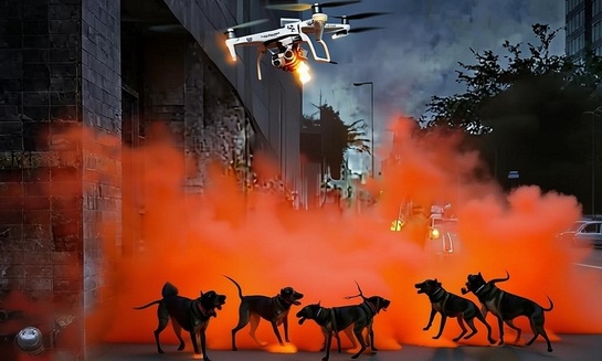 Изобретен летающий перцовый баллончик - фото