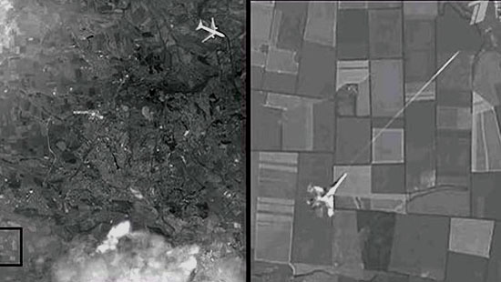 Сенсация: ученые обнародовали снимок расстрела Боинга в небе над Украиной