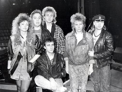 В группе «Электроклуб», конец 1980-х