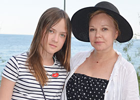 Елена Валюшкина с дочерью